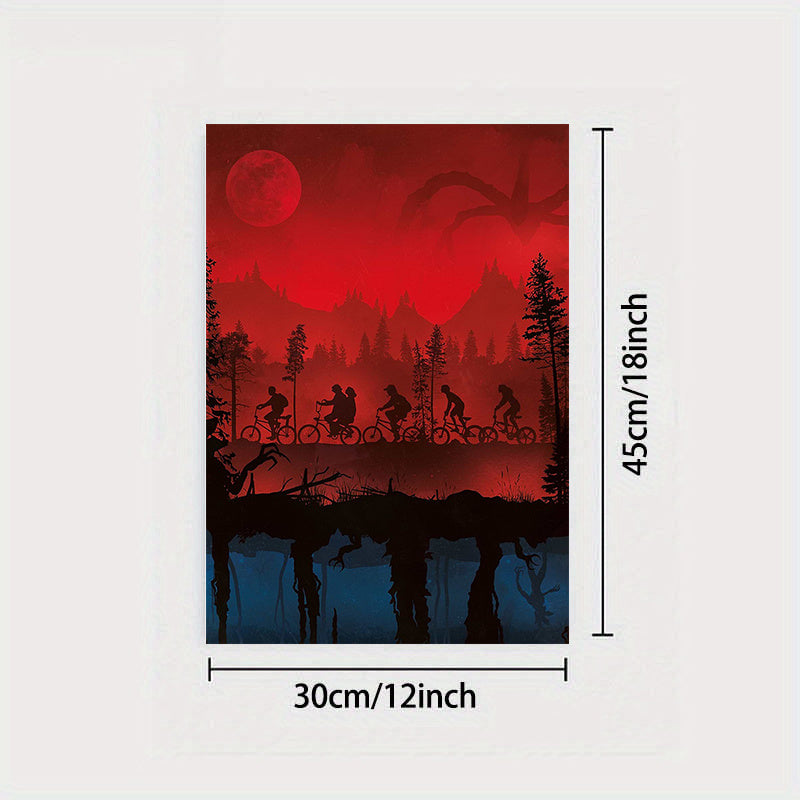 Affiche Murale “Upside-Down Kids” – Toile 2D Sans Cadre