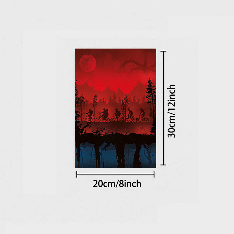 Affiche Murale “Upside-Down Kids” – Toile 2D Sans Cadre