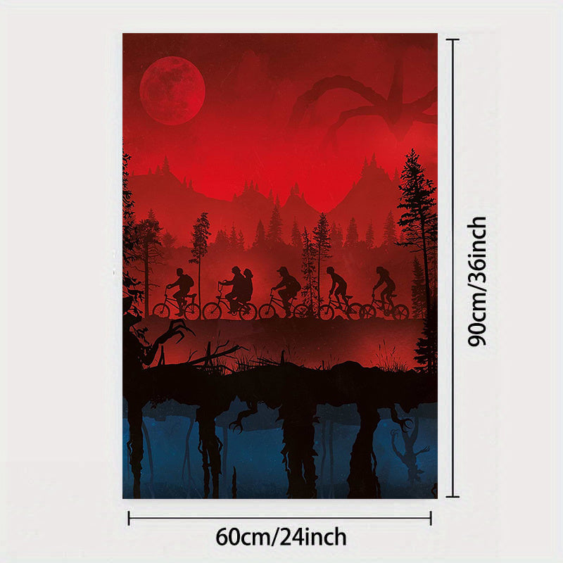 Affiche Murale “Upside-Down Kids” – Toile 2D Sans Cadre