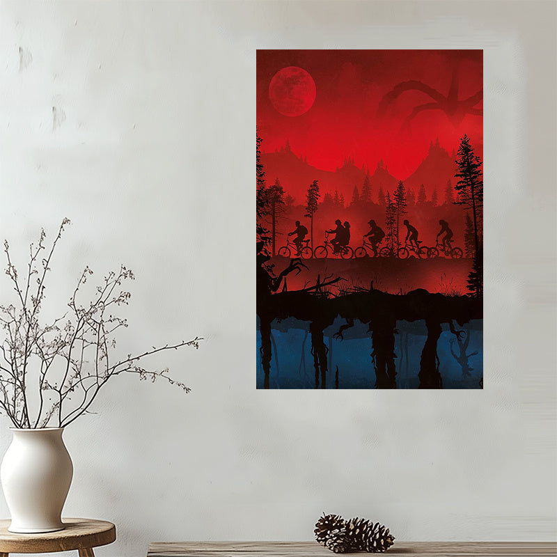 Affiche Murale “Upside-Down Kids” – Toile 2D Sans Cadre