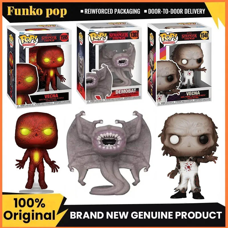 Funko POP Stranger Things – Demobat #1303 & Vecna #1540 / #1595 | Figurines Officielles 10 cm