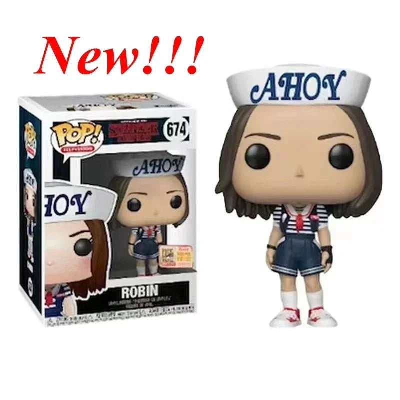Funko POP Stranger Things – Eddie, Dustin, Steve, Robin & Eleven | Figurines Collector 10 cm