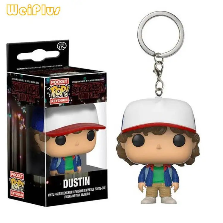 Figurine Stranger Things – Dustin, Eleven, Demogorgon & Barbara – Modèle PVC, Edition Collector