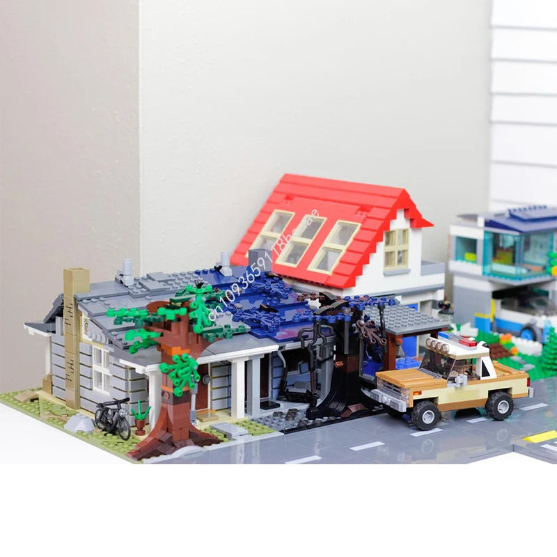 MOC Stranger Things – Maison Duplex Modular | 1538 PCS Compatible Lego