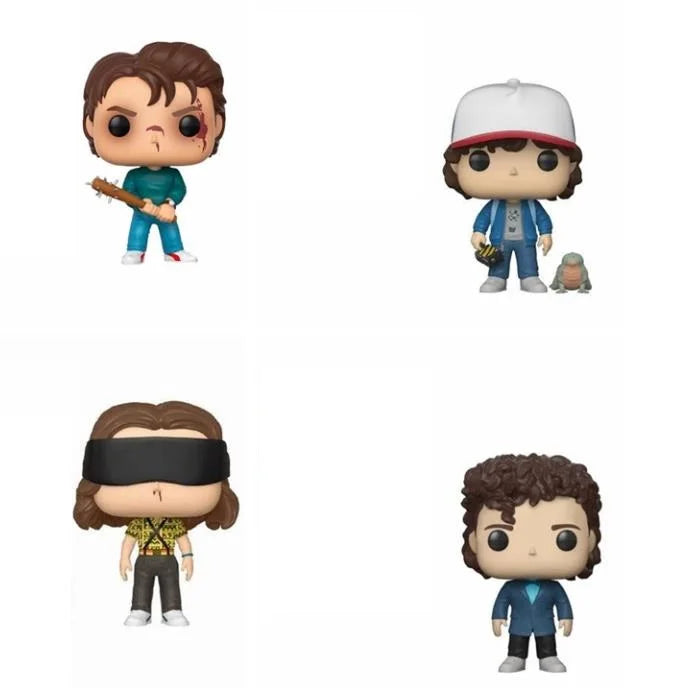 Figurines Funko Pop Stranger Things – Collection 10 cm (Modèles Dustin, Steve, Eleven, Dart)