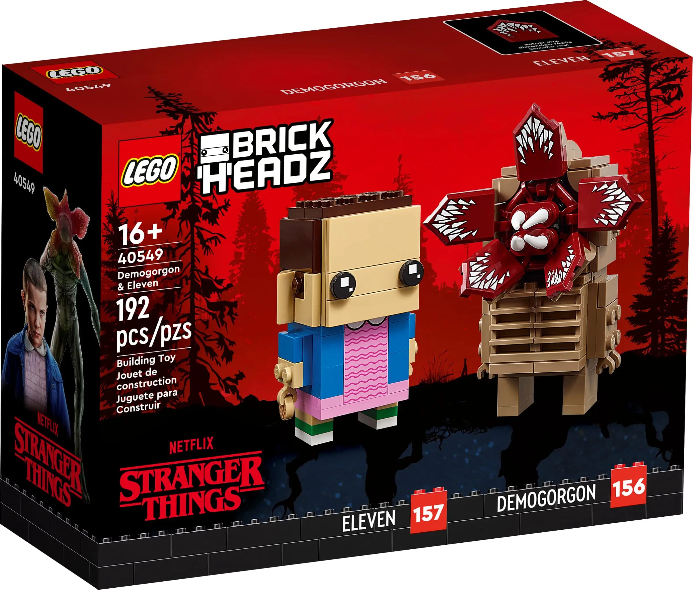 LEGO BrickHeadz Stranger Things – Demogorgon & Eleven (40549) | Set Collector