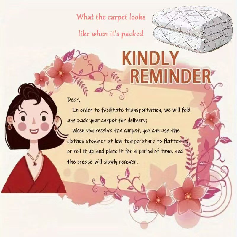 Tapis “Enter The Upside Down” – Rectangulaire, Antidérapant, 5 mm