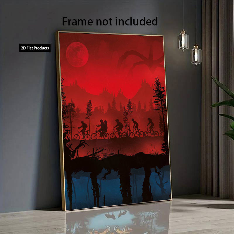 Affiche Murale “Upside-Down Kids” – Toile 2D Sans Cadre