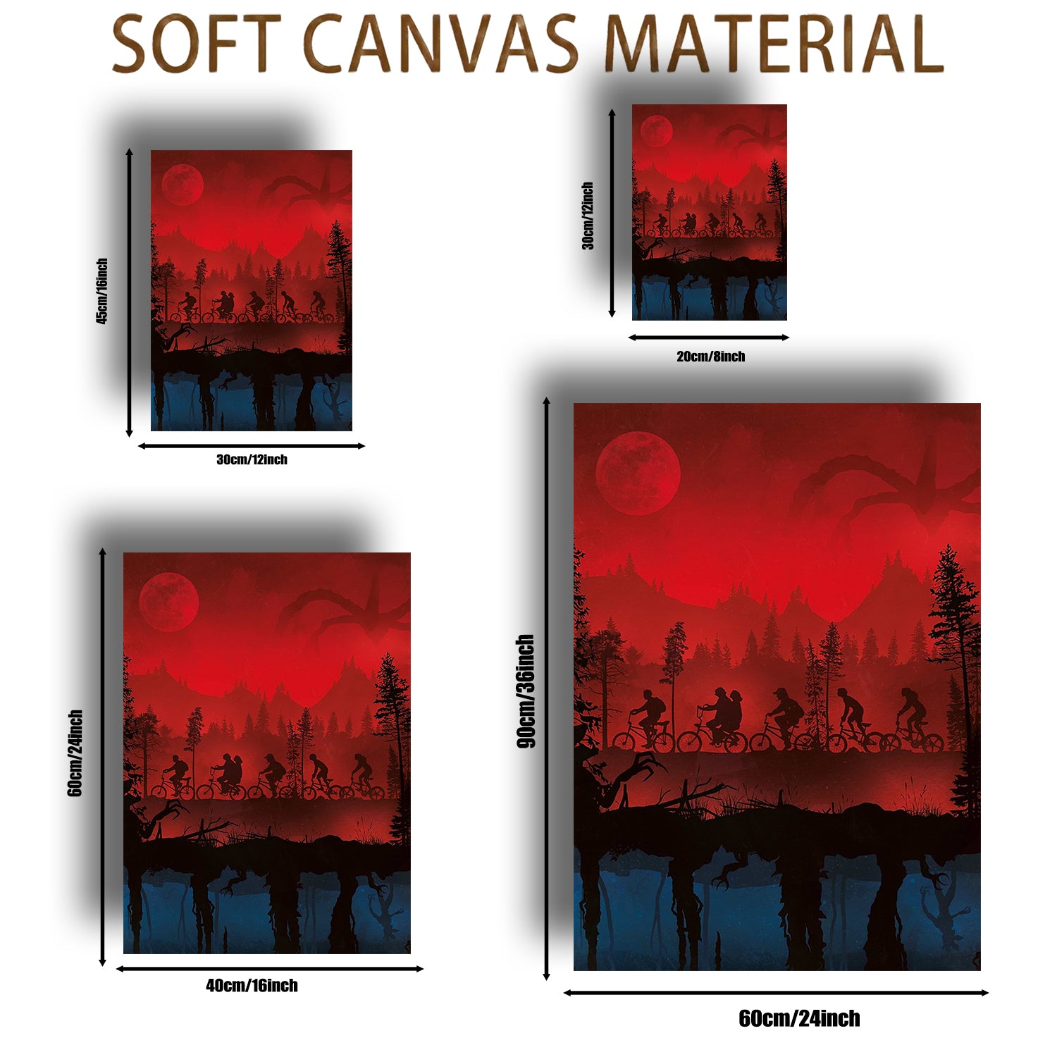 Affiche Murale “Upside-Down Kids” – Toile 2D Sans Cadre