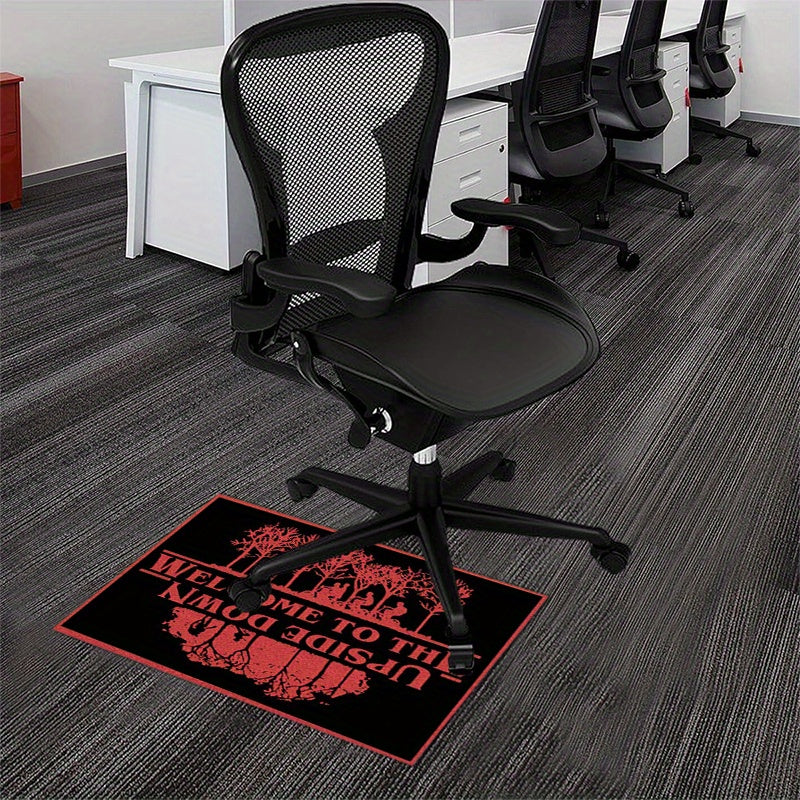Tapis “Welcome to the Upside Down” – Carré en Polyester